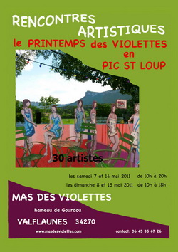 Le Printemps des Violettes - Rencontre d'artistes